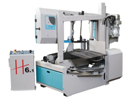 H6SA 20" Double Column Mitering Bandsaw; 5HP Blade Drive - Best Tool & Supply
