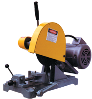 Abrasive Cut-Off Saw-Floor Swivel Vise - #K10S-1; Takes 10" x 5/8 Hole Wheel (Not Included); 3HP; 1PH Motor - Best Tool & Supply