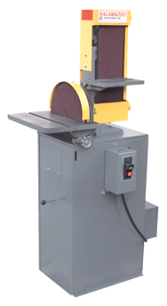 6" x 48" Belt and 12" Disc Floor Standing Combination Sander with Dust Collector 3HP; 3PH - Best Tool & Supply