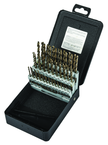60 Pc. #1 - #60 Wire Gage Cobalt Bronze Oxide Jobber Drill Set - Best Tool & Supply