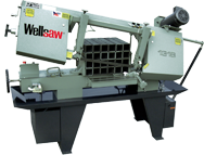 Horizontal Wet Bandsaw - #1318 - 13 x 18'' Capacity - 3 HP; 3PH; 220/440V Motor - Best Tool & Supply