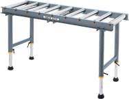 9-Roller Roller Table - #D2271--19" Wide x 65" Long - Best Tool & Supply