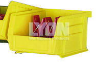 8-1/4'' x 14-3/4'' x 7'' - Yellow Large Plastic Bin - Best Tool & Supply