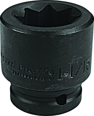 Proto® 1" Drive Impact Socket 1-1/8" - 8 Point - Best Tool & Supply