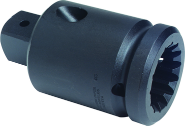 Proto® Impact Drive Adapter #5 Spline F x 1-1/2" M - Best Tool & Supply