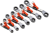 Proto® Tether-Ready 7 Piece Offset Double Box Reversible Ratcheting Metric Wrench Set - 6 & 12 Point - Best Tool & Supply