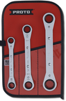 Proto® 3 Piece Ratcheting Box Wrench Set - 12 Point - Best Tool & Supply