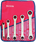 Proto® 5 Piece Ratcheting Box Wrench Set - 6 and 12 Point - Best Tool & Supply