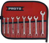 Proto® 8 Piece Full Polish Combination Short Wrench Set - 6 Point - Best Tool & Supply