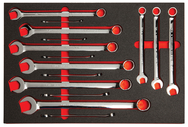 Proto® Foamed 15 Piece Combination Wrench Set -Full Polish- 12 Point - Best Tool & Supply