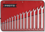 Proto® 15 Piece Full Polish Combination ASD Wrench Set - 12 Point - Best Tool & Supply