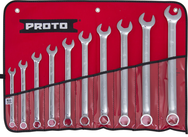 Proto® 10 Piece Full Polish Combination ASD Wrench Set - 6 Point - Best Tool & Supply