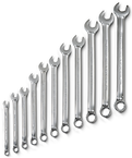 Proto® 11 Piece Full Polish Antislip Metric Combination Wrench Set - 12 Point - Best Tool & Supply