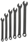 Proto® 6 Piece Black Oxide Antislilp Metric Combination Wrench Set - 12 Point - Best Tool & Supply