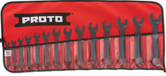 Proto® 14 Piece Black Oxide Metric Short Combination Wrench Set - 12 Point - Best Tool & Supply