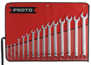 Proto® 15 Piece Satin Metric Combination ASD Wrench Set - 12 Point 7MM-32MM - Best Tool & Supply