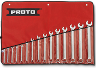 Proto® 15 Piece Full Polish Combination Spline Wrench Set - 12 Point - Best Tool & Supply