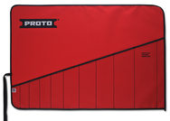 Proto® Red Canvas 10-Pocket Tool Roll - Best Tool & Supply
