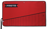 Proto® Red Canvas 17-Pocket Tool Roll - Best Tool & Supply
