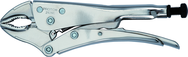 Proto® Nickel Chrome Locking Pliers - Curved Jaw 9-1/4" - Best Tool & Supply
