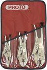 Proto® 3 Piece Locking Pliers Set - Nickel Chrome - Best Tool & Supply