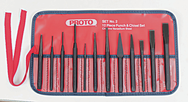 Proto® 12 Piece Punch & Chisel Set - Best Tool & Supply