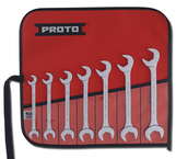 Proto® 7 Piece Full Polish Angle Open-End Wrench Set - Best Tool & Supply