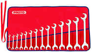 Proto® 14 Piece Full Polish Angle Open-End Wrench Set - Best Tool & Supply