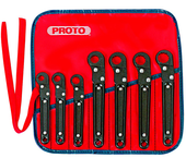 Proto® 7 Piece Ratcheting Flare Nut Wrench Set - 12 Point - Best Tool & Supply