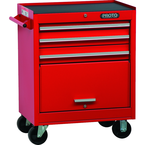 Proto® 440SS 27" Roller Cabinet - 3 Drawer, Red - Best Tool & Supply