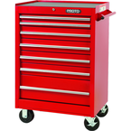 Proto® 440SS 27" Roller Cabinet - 7 Drawer, Red - Best Tool & Supply