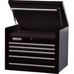 Proto® 450HS 34" Top Chest - 5 Drawer, Black - Best Tool & Supply