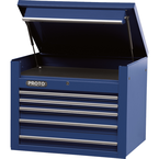 Proto® 450HS 34" Top Chest - 5 Drawer, Blue - Best Tool & Supply