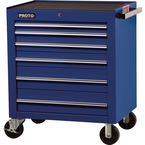 Proto® 450HS 34" Roller Cabinet - 6 Drawer, Blue - Best Tool & Supply
