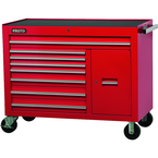 Proto® 450HS 50" Workstation - 8 Drawer & 2 Shelves, Red - Best Tool & Supply