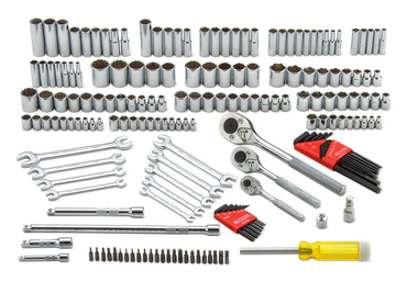 Proto® 1/4", 3/8", 1/2" Drive 184 Piece Socket Set- 6 & 12 - Tools Only - Best Tool & Supply