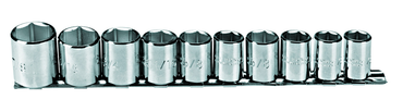 Proto® 3/8" Drive 10 Piece Socket Set - 6 Point - Best Tool & Supply