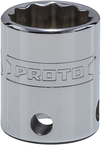 Proto® Tether-Ready 3/8" Drive Socket 17 mm - 12 Point - Best Tool & Supply