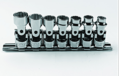 Proto® 3/8" Drive 7 Piece Metric Universal Socket Set - 12 Point - Best Tool & Supply