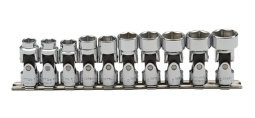 Proto® 3/8" Drive 10 Piece Metric Universal Socket Set - 6 Point - Best Tool & Supply