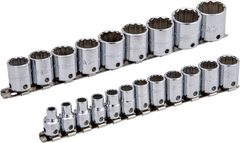Proto® Tether-Ready 3/8" Drive 21 Piece Metric Socket Set - 12 Point - Best Tool & Supply