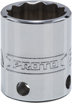 Proto® Tether-Ready 3/8" Drive Socket 3/4" - 12 Point - Best Tool & Supply