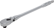 Proto® 1/2" Drive Flex Head Precision 90 Pear Head Ratchet Long 18"- Full Polish - Best Tool & Supply