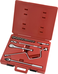 Proto® 1/2" Drive 16 Piece Socket Set - 12 Point - Best Tool & Supply