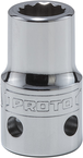 Proto® Tether-Ready 1/2" Drive Socket 11 mm - 12 Point - Best Tool & Supply