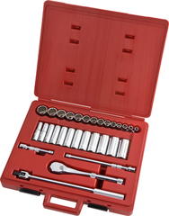 Proto® 1/2" Drive 30 Piece Socket Set - 12 Point - Best Tool & Supply