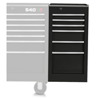 Proto® 440SS Side Cabinet - 6 Drawer, Black - Best Tool & Supply
