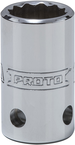 Proto® Tether-Ready 1/2" Drive Socket 15 mm - 12 Point - Best Tool & Supply