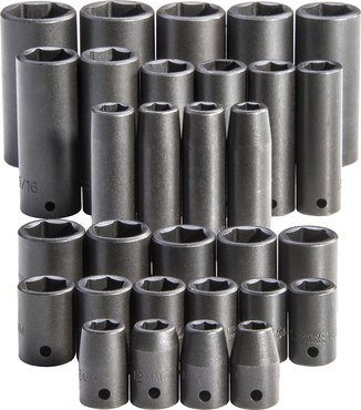 Proto® 1/2" Drive 30 Piece Impact Socket Set - Best Tool & Supply