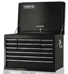 Proto® 440SS 27" Top Chest with Drop Front - 12 Drawer, Black - Best Tool & Supply